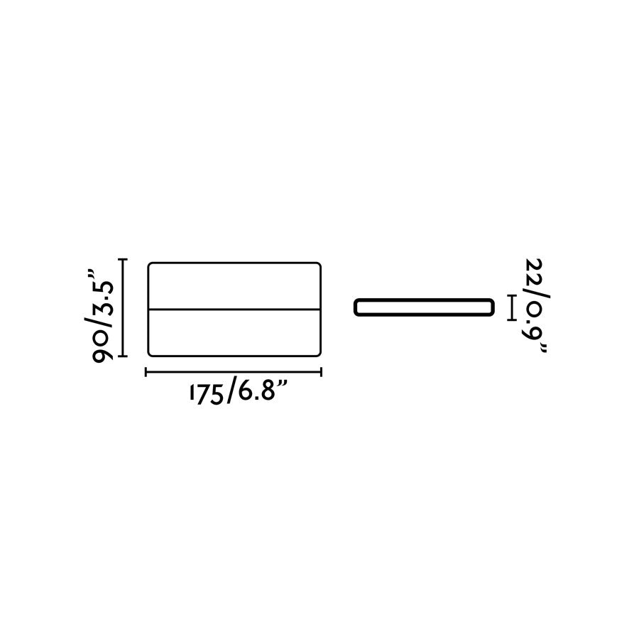 ADAY 175 White wall lamp