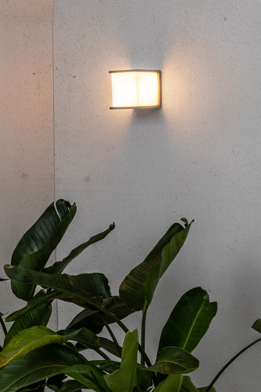 Wall light KUBICK WALL LIGHT GRAY 1L E27 60W
