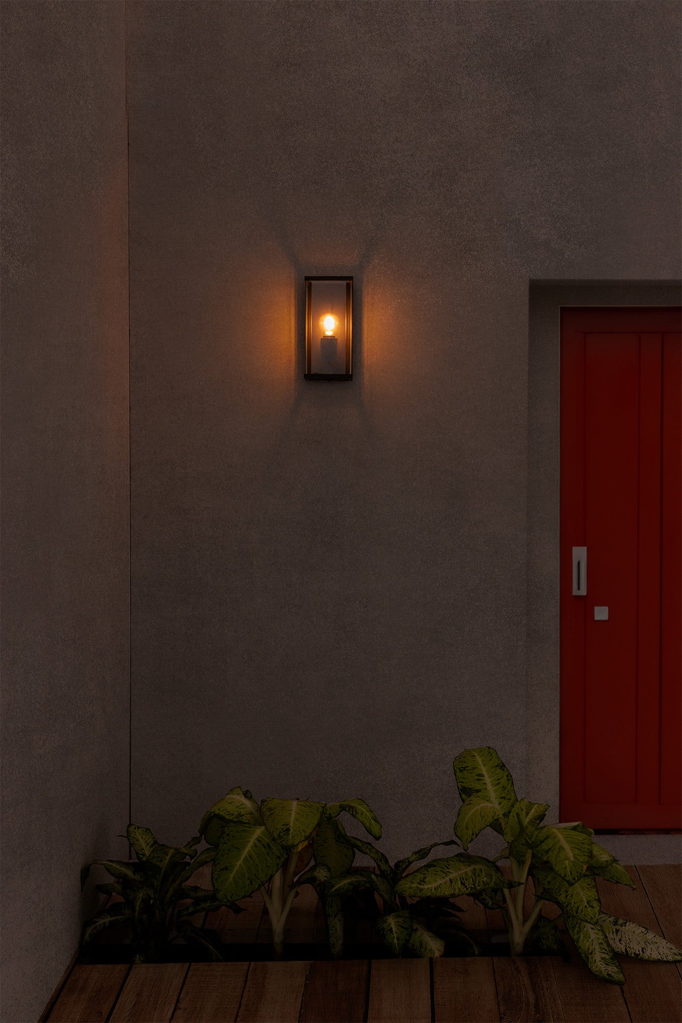 NALA Dark grey wall lamp