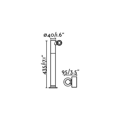 SPY 435 Dark grey beacon lamp