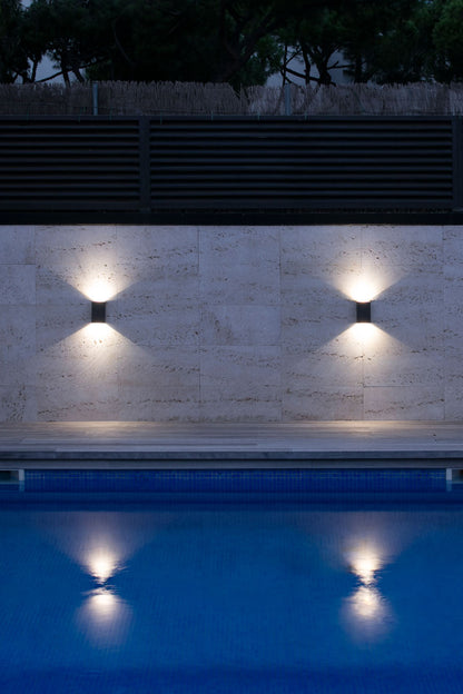 LING Dark grey wall lamp