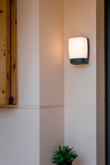 POL Dark grey wall lamp