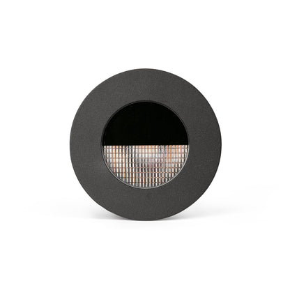 GRUND black anodized wallwasher 7W 3000K 24V