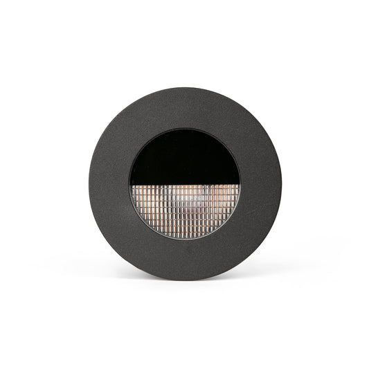 GRUND black anodized wallwasher 7W 3000K 24V
