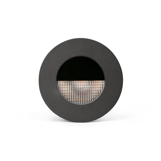 GRUND black anodized wallwasher 13W 2700K 24V