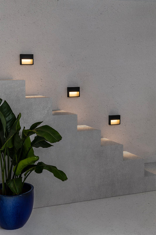 GRADA 250 Lámpara de pared gris oscuro