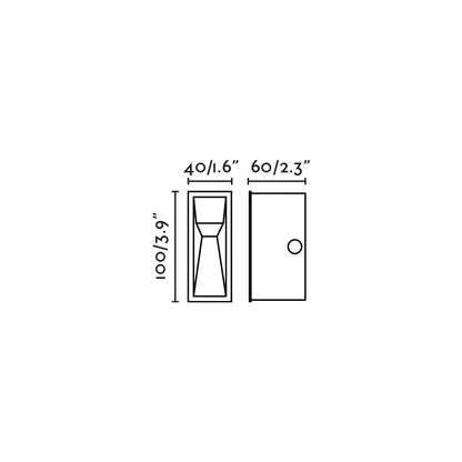 TIL white wall recessed