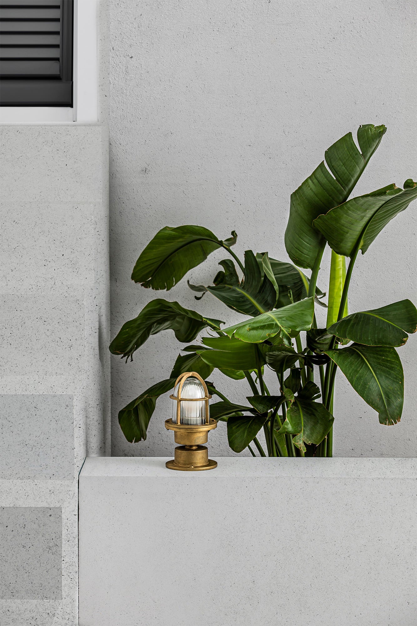 MAUREN Brass ceiling/ post lamp