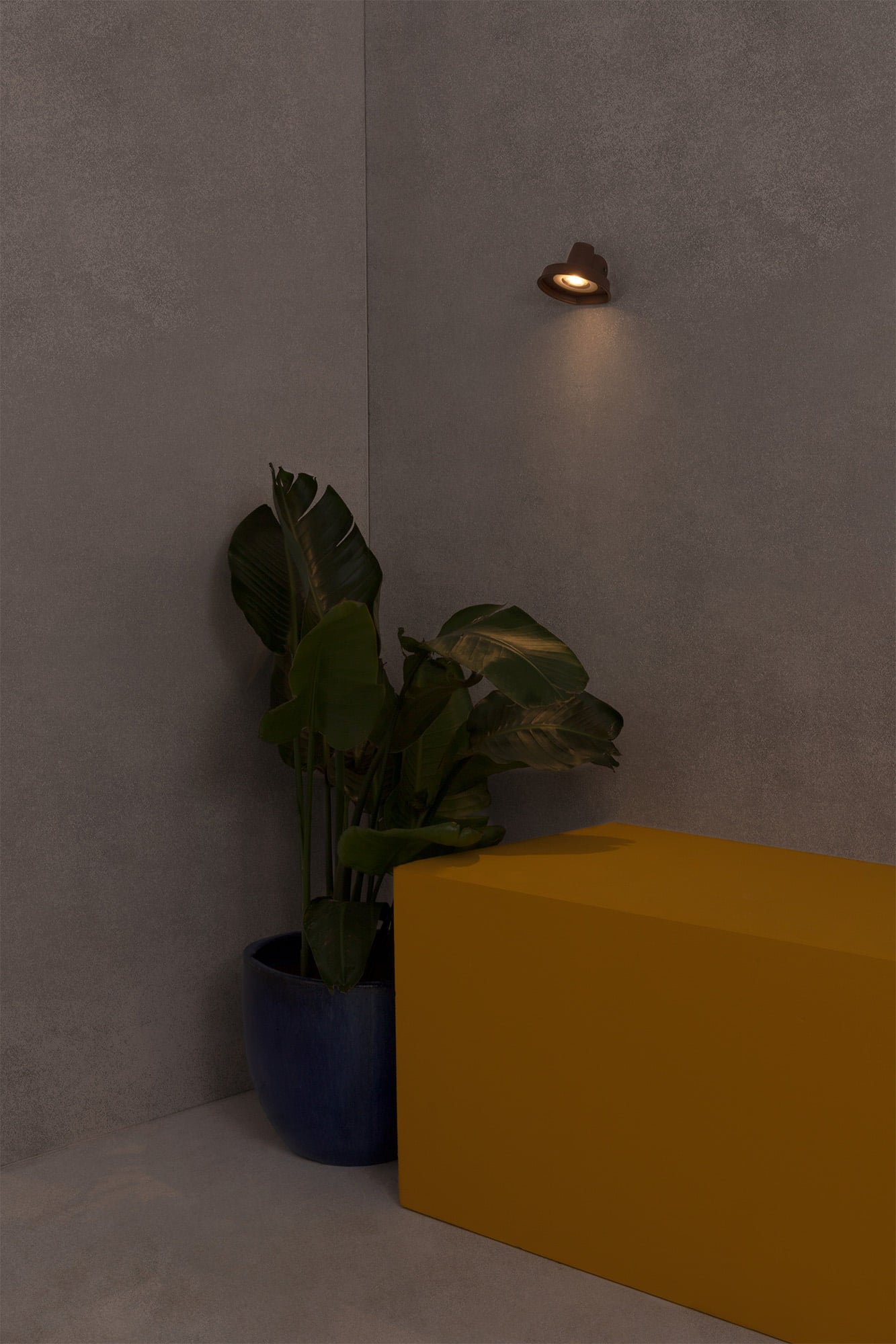 BRONX Brown wall lamp