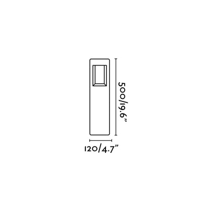 NAYA 500 Dark grey beacon lamp