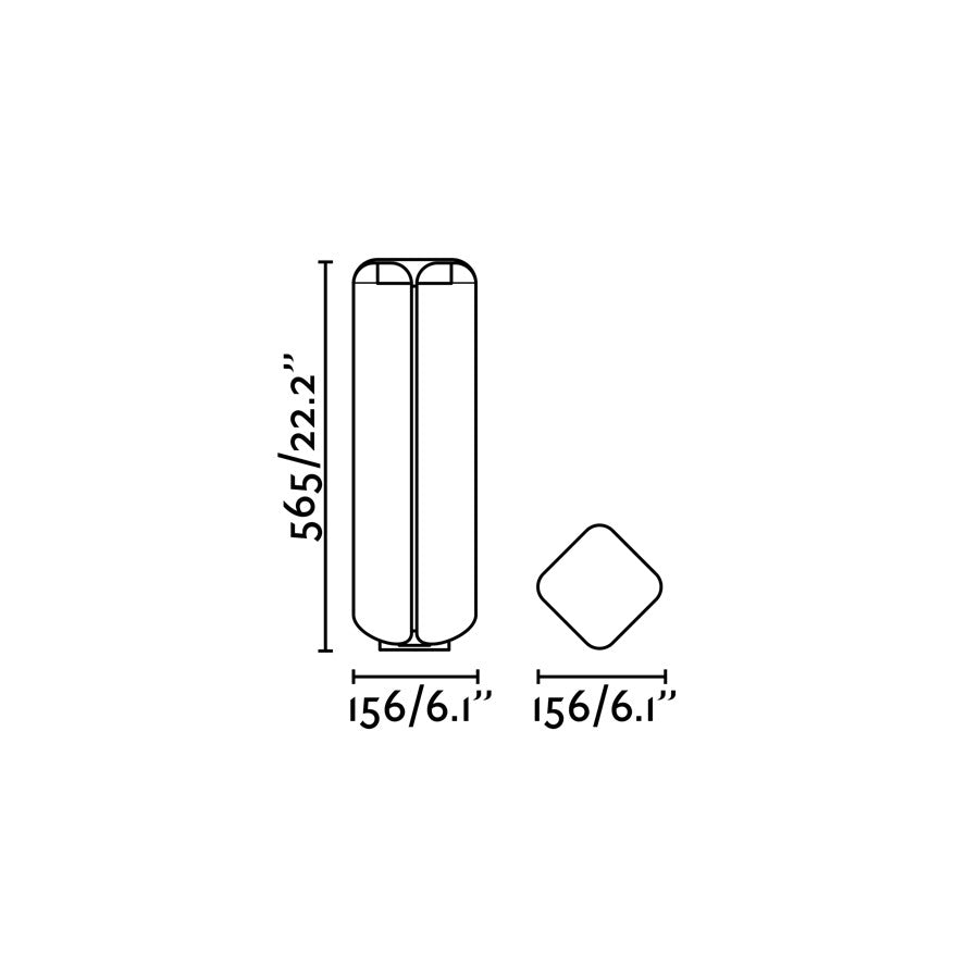 BU-OH 560 Dark grey beacon lamp