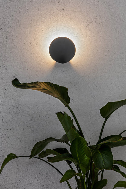 LOTUS Dark grey wall lamp