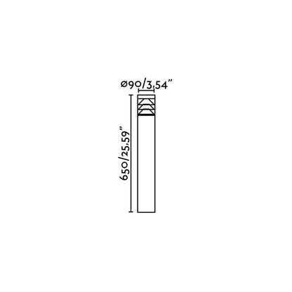 PLIM 3 Dark grey beacon lamp