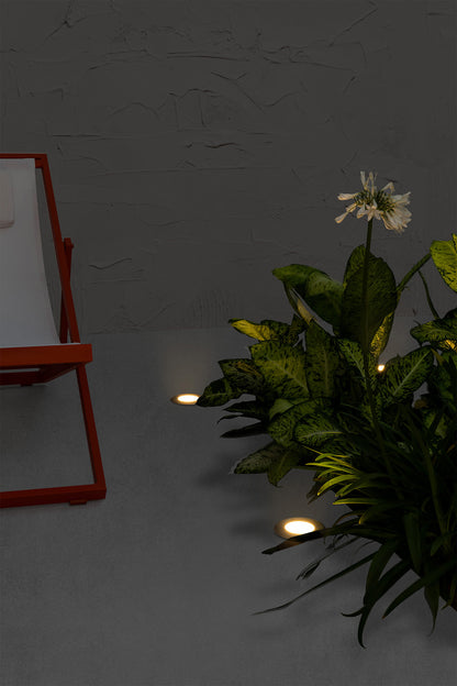 LED 18 R Inox süvistatav lamp