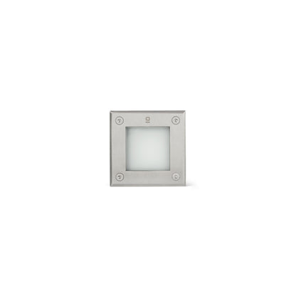LED 18 SQ Inox recessed lamp