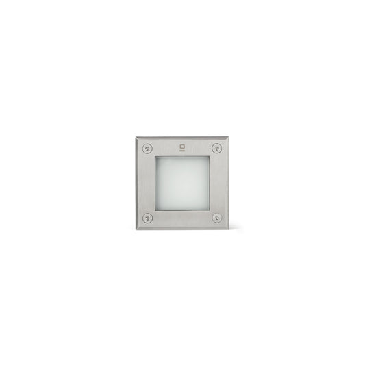 LED 18 SQ Inox recessed lamp