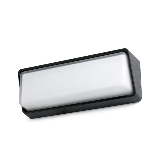 HALF Dark grey wall lamp