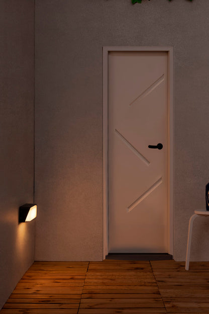 HALF Dark grey wall lamp