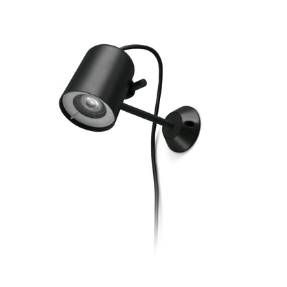 FLOW Black wall lamp with spike