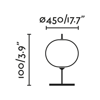 SAIGON OUT 600 R45 Grey/matt white floor lamp