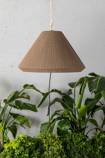 SAIGON OUT Grey/brown portable and pendant lamp T70 hole cap