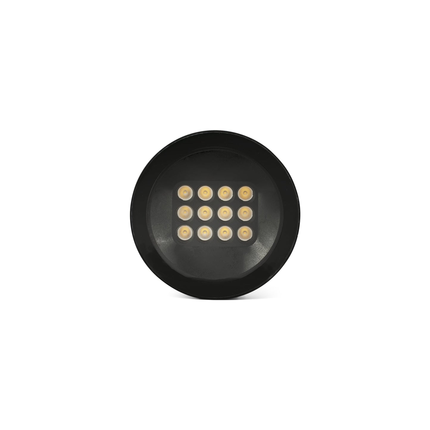 TRAS 25L Black recessed lamp 13º