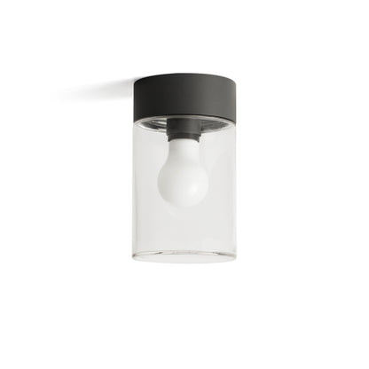 KILA 200 Dark grey ceiling lamp transparent