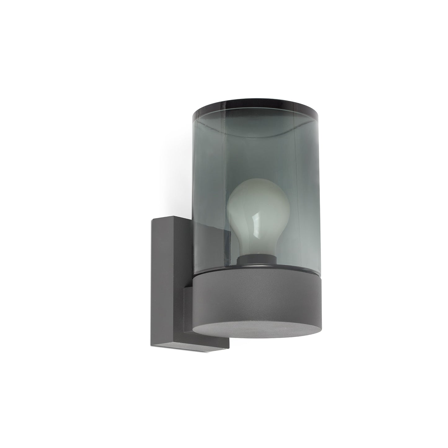KILA Dark grey wall lamp smoked