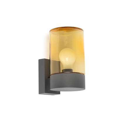 KILA Dark grey wall lamp amber