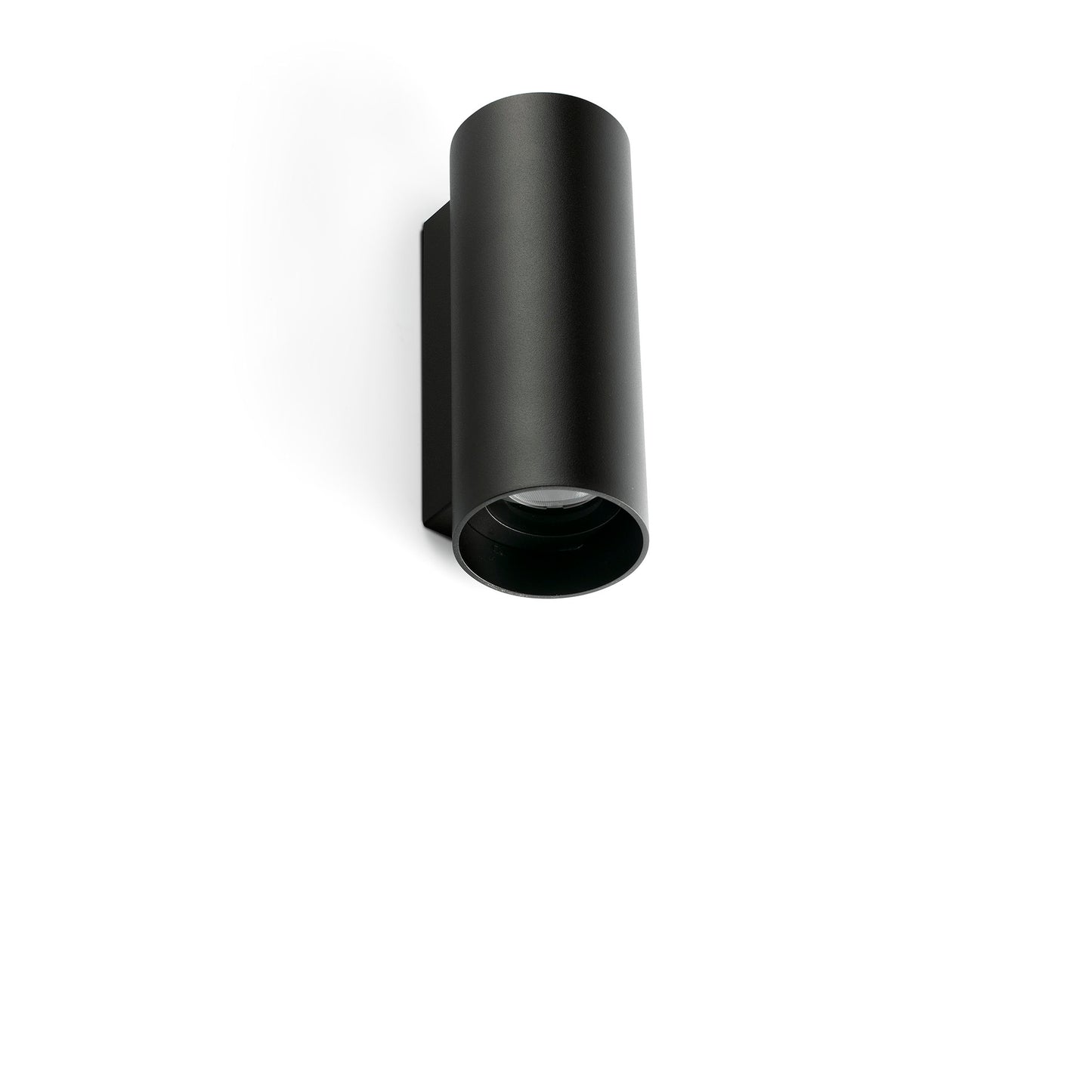 KOV 2L Black round wall lamp 3000K 14°/23°