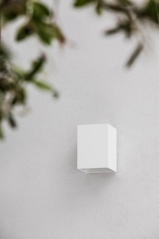 KOV 1L Lámpara de pared cuadrada blanca 2700K 14°