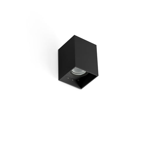 KOV 1L Black square wall lamp 3000K 23°