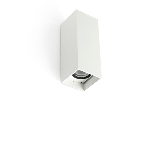 KOV 2L White square wall lamp 3000K 14°/34°