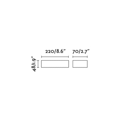 DORO 220 Rust wall lamp
