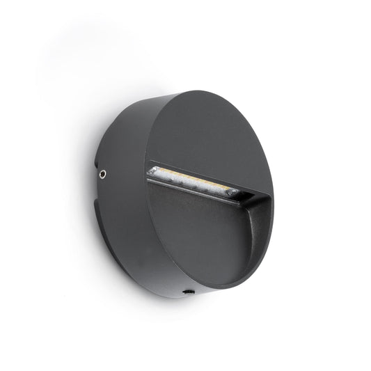 Wall light DUNE ROUND WALL LIGHT DARK GREY 3W 4CCT