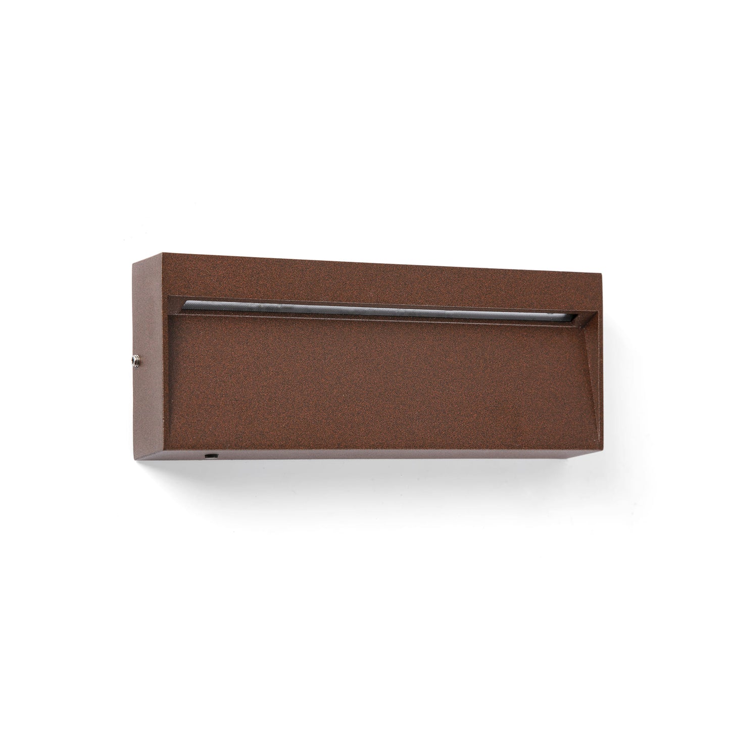DUNE R Rectangular wall applique in rust brown, 6W 4CCT