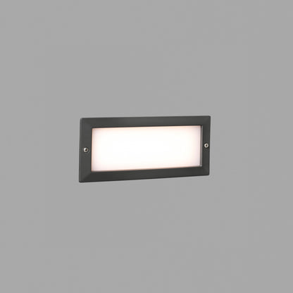 STRIPE Dark grey recessed lamp