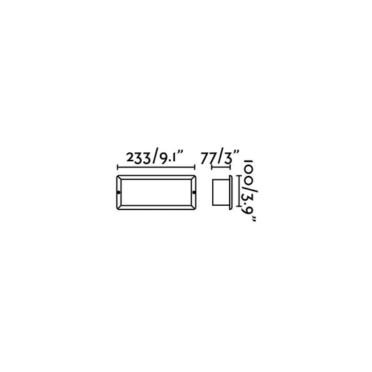 Recessed lamp STRIPE-2 RECESSED DARK GREY 5W 3000K