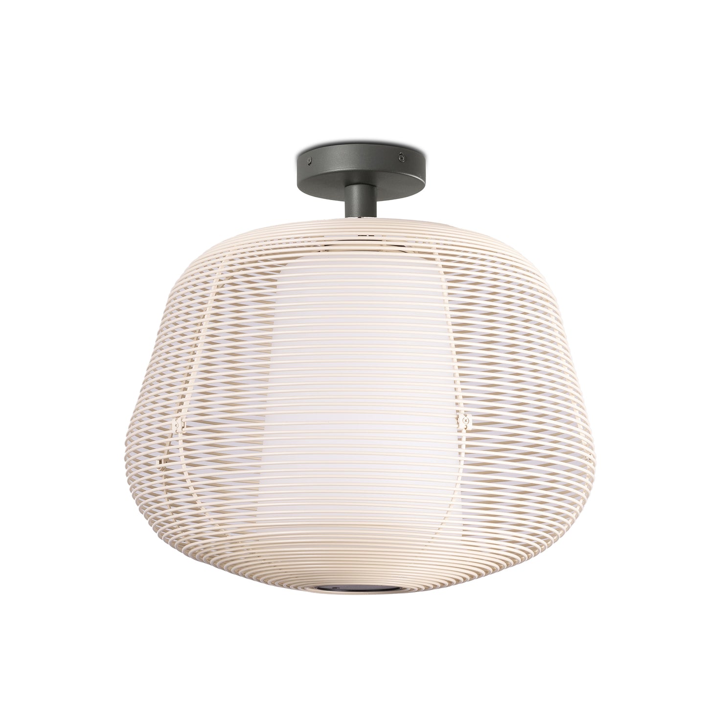 NARA S beige fixed pendant light 1xE27