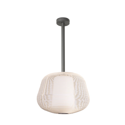 NARA M beige fixed pendant light 1xE27