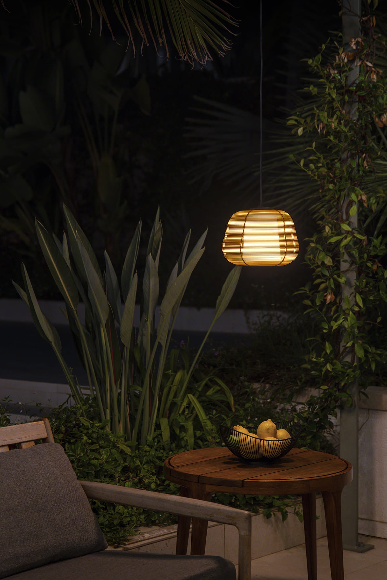 NARITA Beige pendant with canopy