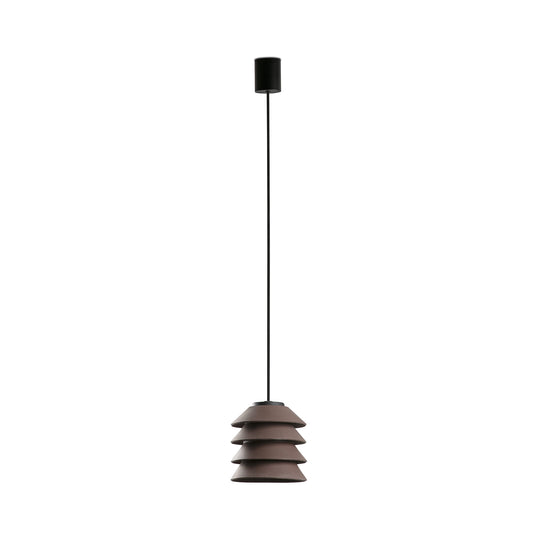 TOBA Brown pendant with canopy