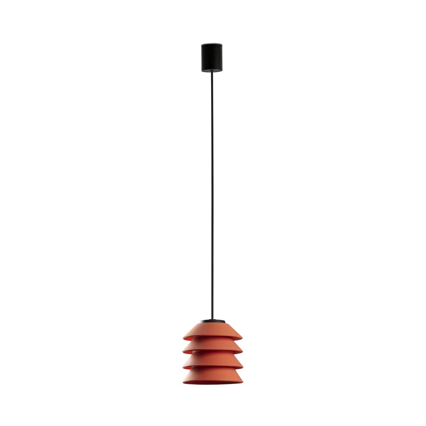 TOBA Orange pendant with canopy