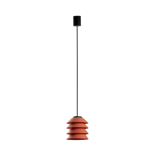 TOBA Orange pendant with canopy