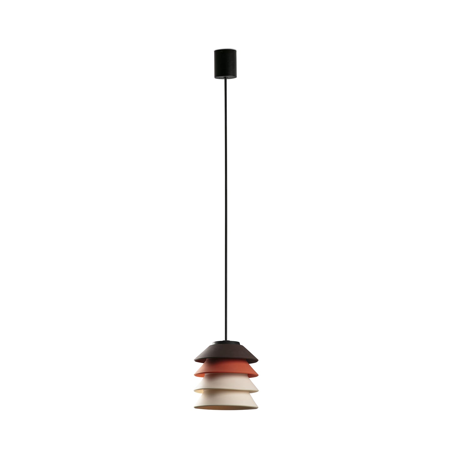 TOBA Multicolor pendant with canopy
