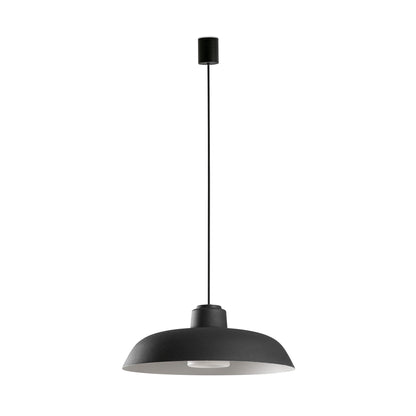 SAGA Black pendant with canopy