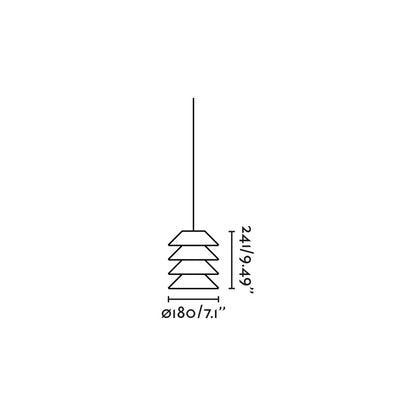 TOBA Orange pendant system