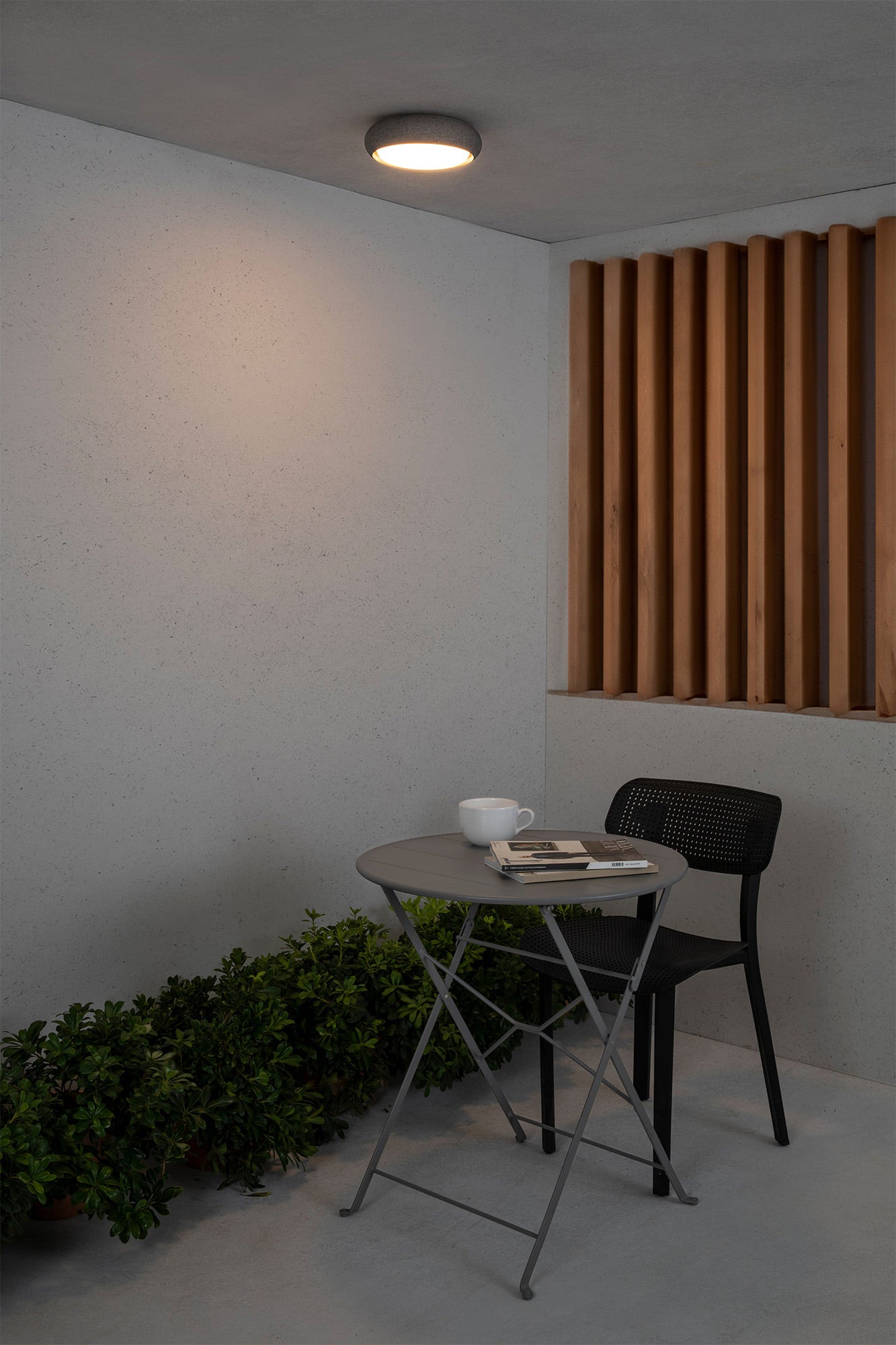 ANGA 240 Dark grey ceiling lamp