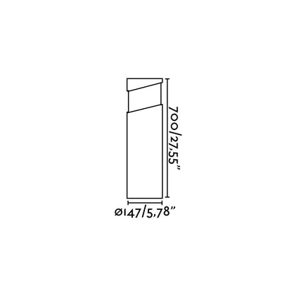 BLOCK 700 Grey beacon lamp