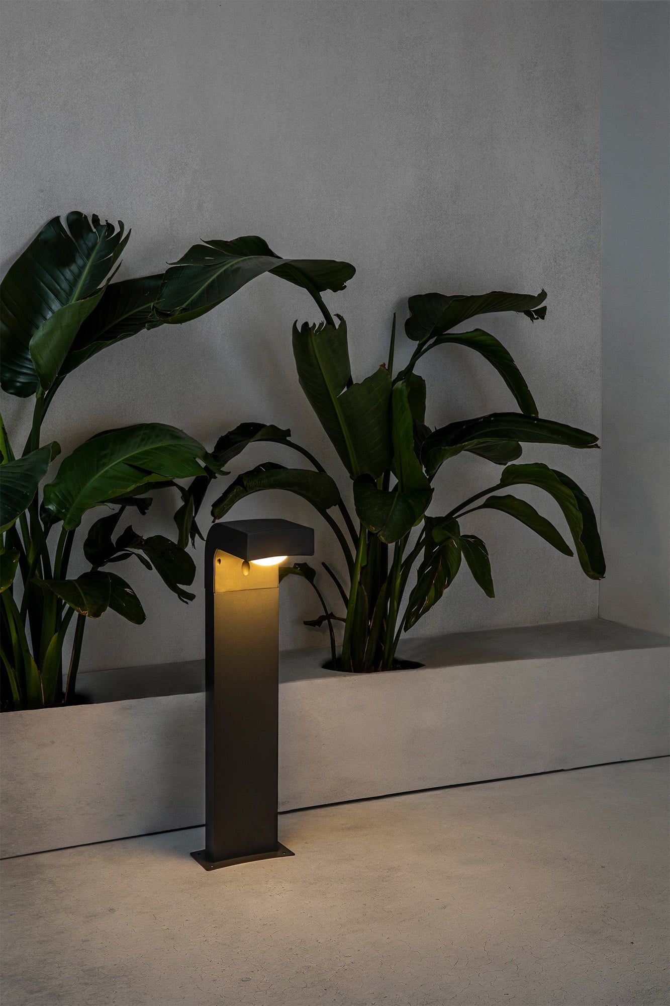 Klamp Dark grey beacon lamp h.660mm